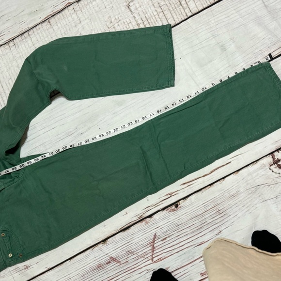 LEVI’S 501 Men’s Button Fly Jeans in Green size 30x34  GUC - Picture 5 of 16